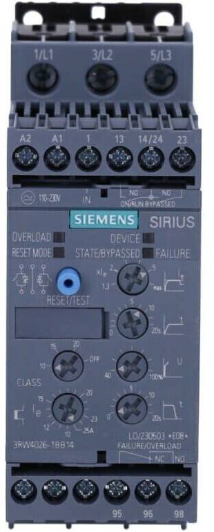 Elektrik Siemens 3RW40261BB14