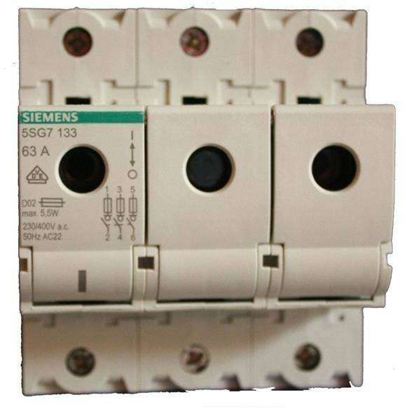 Siemens 5SG7133 Elektrik