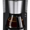 Kaffeezubereitung Melitta Look IV DeLuxe schwarz-Edelstahl