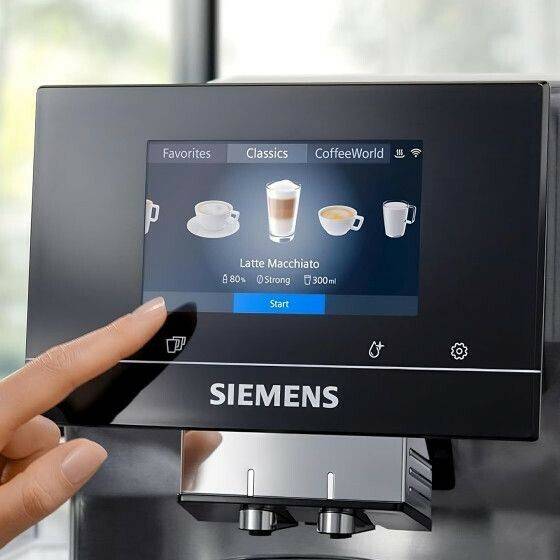 Siemens EQ.700 integralTQ715R03 Silber Kaffeezubereitung