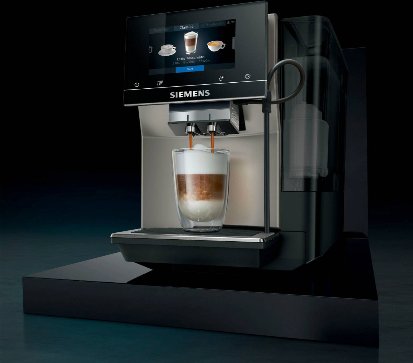 Kaffeezubereitung Siemens EQ.700 TP705D47