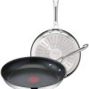 Tefal Jamie Oliver Cook's Direct Pfannen-Set 2-teilig 24/28 cm (E304S2) Töpfe & Pfannen