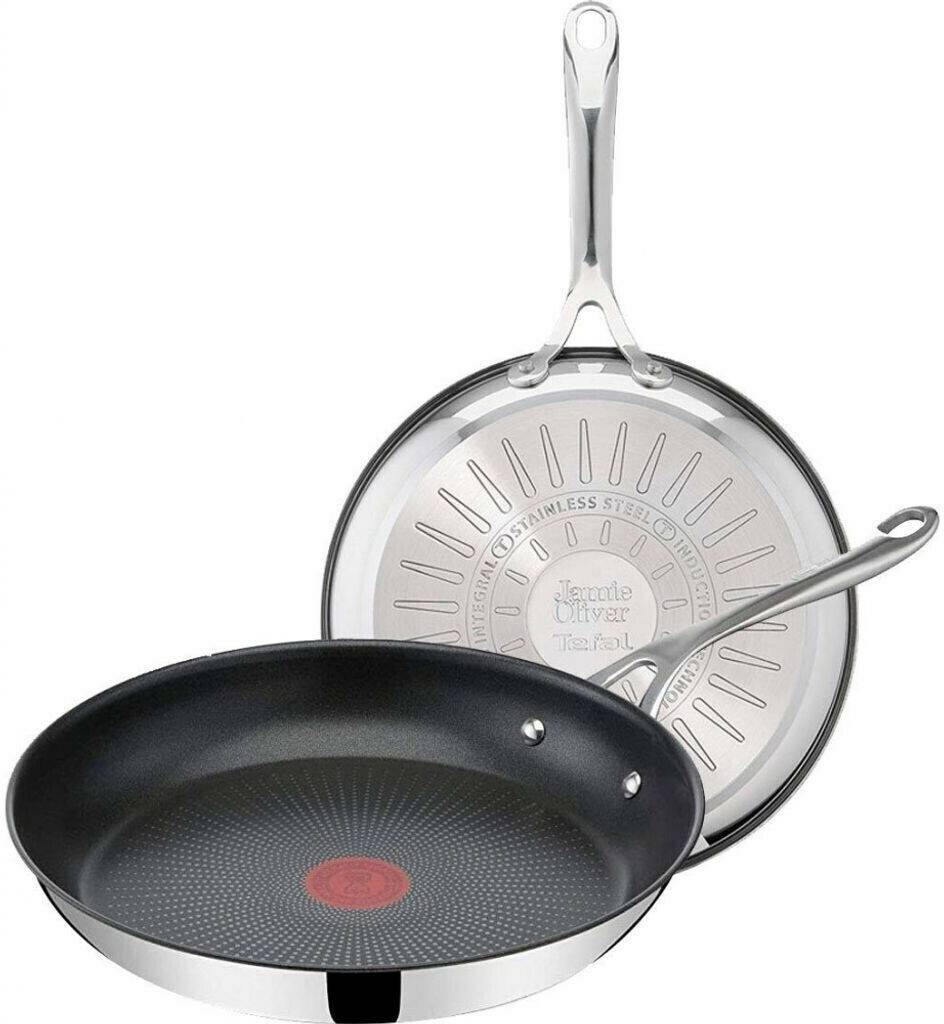 Tefal Jamie Oliver Cook's Direct Pfannen-Set 2-teilig 24/28 cm (E304S2) Töpfe & Pfannen