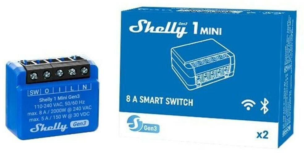 Elektrik Shelly Plus 1 Mini Gen3