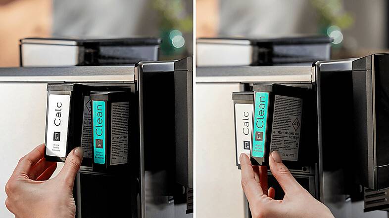 Kaffeezubereitung Siemens TZ800Z3 Multip Kartuschen Reinigung & Entkalker