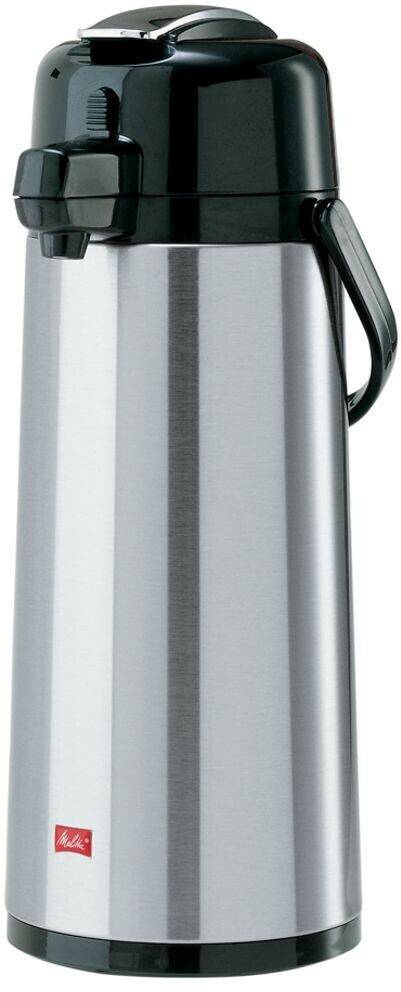 Melitta Isolierkanne 2,2 Liter mit Pumpmechanik Kaffeezubereitung