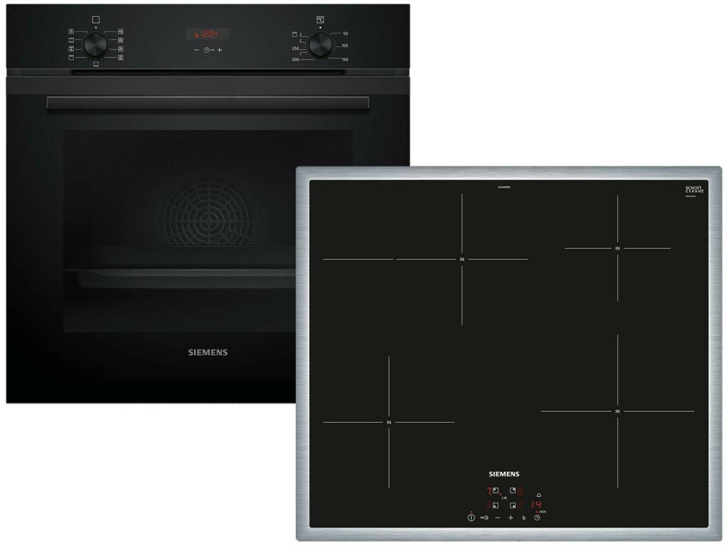 Elektro-Großgeräte Siemens EQ222IA00Z (HB234A0B0 + EH64KBFB5E)