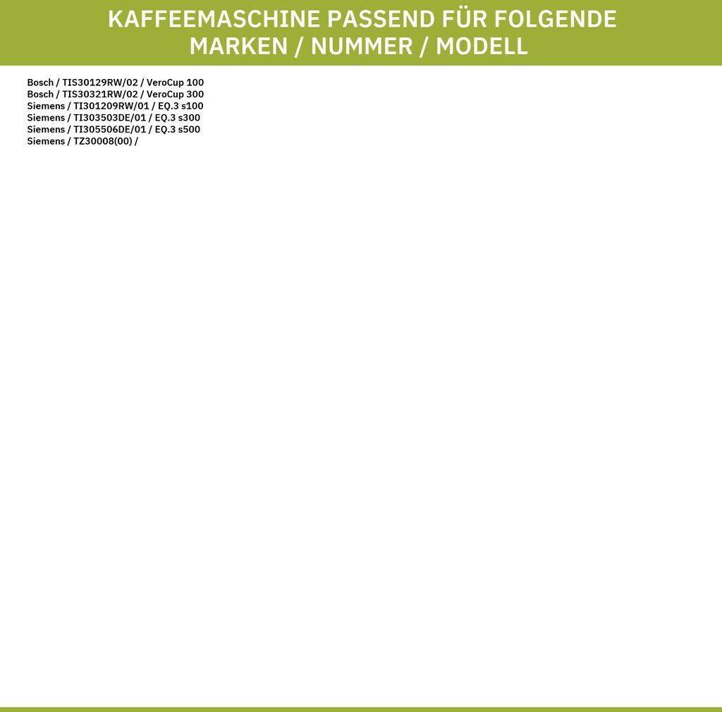 Siemens 10002576 Milchaufschäumer für TI301209, TI301509, T Kaffeezubereitung