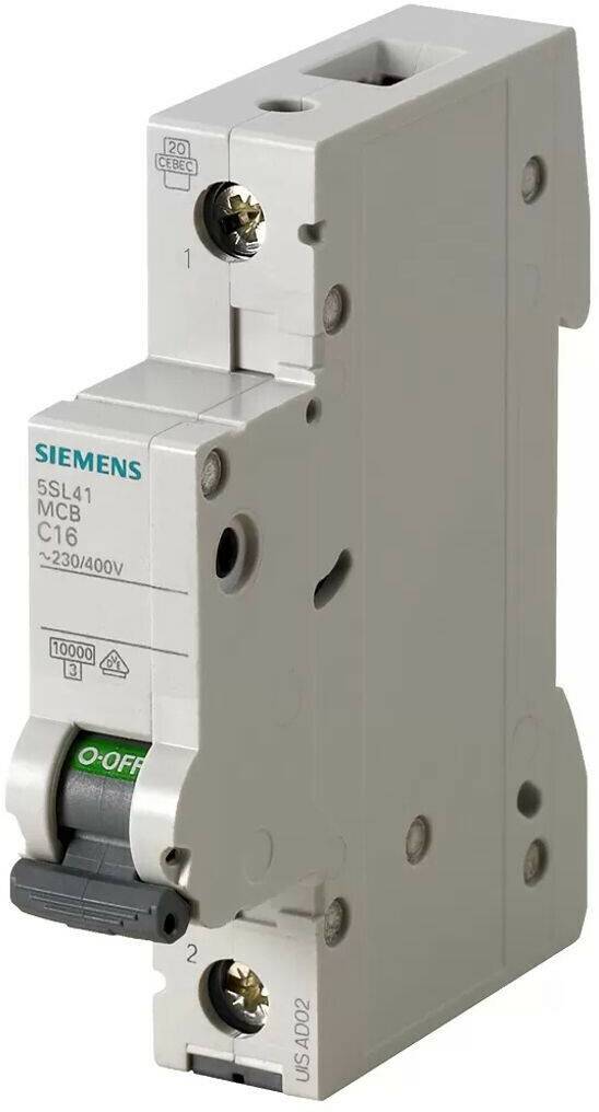 Siemens 5SL4104-6 Elektrik