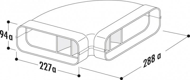 Naber F-RBH Rohrbogen 150 horizontal (404.3.003) Elektro-Großgeräte