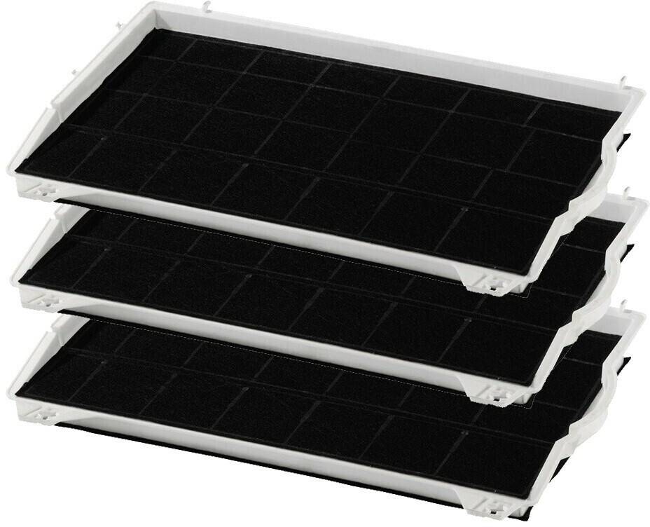 AllSpares Aktivkohlefilter 460736 / DHZ1100 für Bosch Elektro-Großgeräte