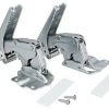 EUROPART Türscharnier Set wie Bosch 00481147 für Kühlschrank Gefrierschrank Haushaltsgeräte