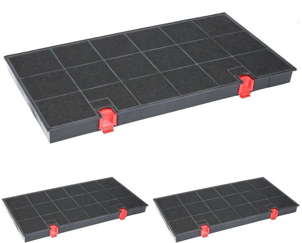 McFilter 3x Aktivkohlefilter geeignet für AEG Electrolux 902979366-9, Bauknecht DKF24, Zanussi KLF60/80 Typ150, Siemens LZ33900, Neff Z5147X0, Filter Elektro-Großgeräte