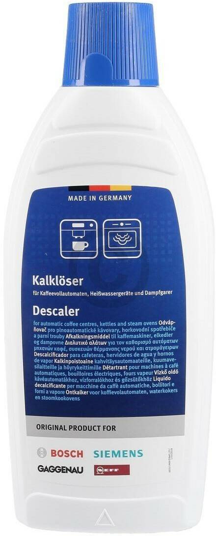 Siemens Flüssigentkalker für Kaffeevollautomaten, Kaffeemaschinen, Dampfbacköfen, Dampfgarer (500ml) Kaffeezubereitung