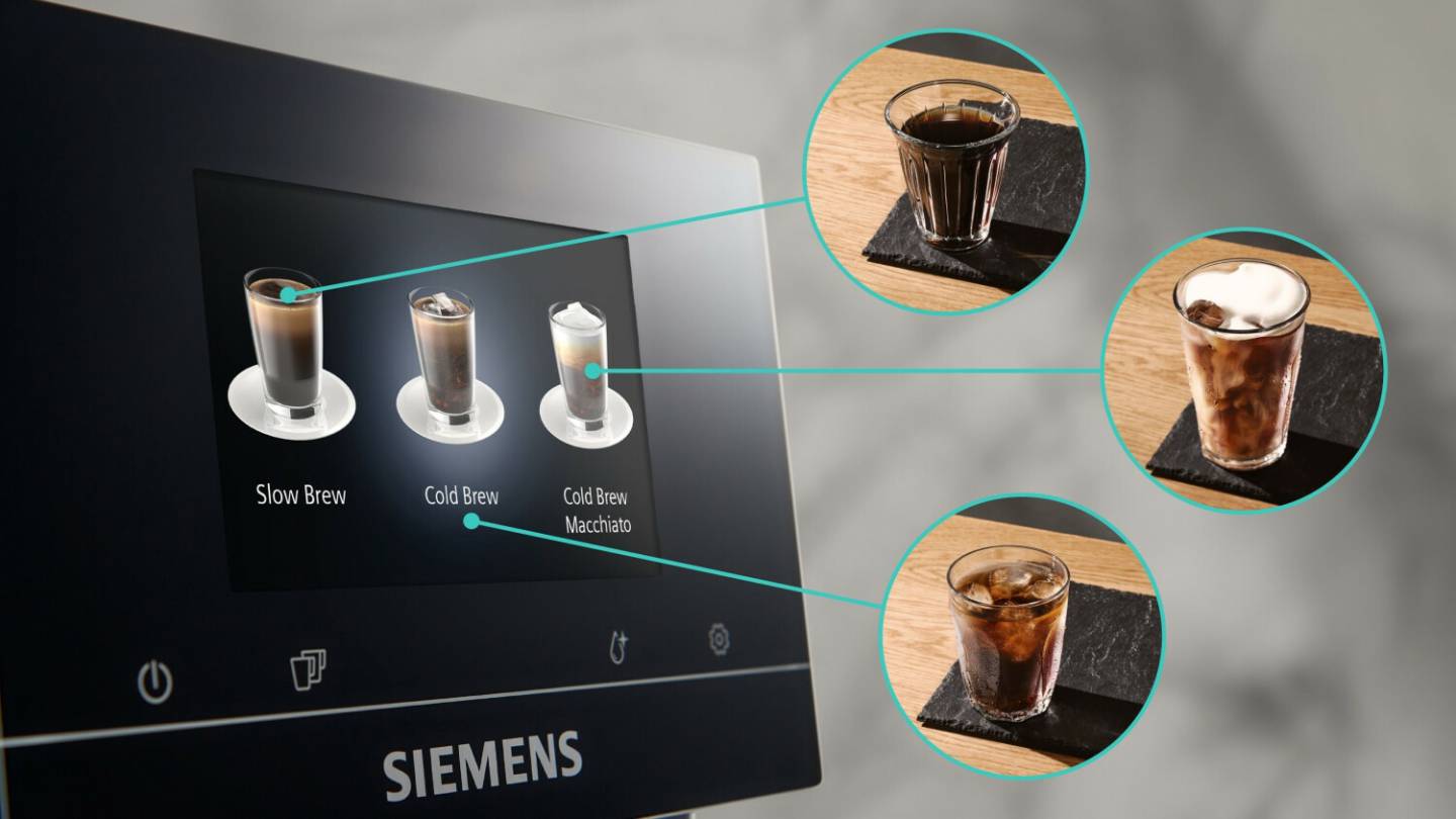Kaffeezubereitung Siemens EQ.700 integralTQ717D03 Edelstahl