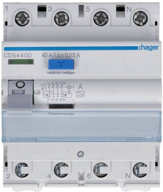 Hager CDS440D Elektrik