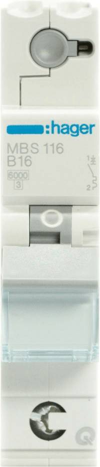 Hager MBS116 Elektrik