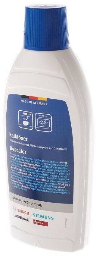 Siemens Flüssigentkalker für Kaffeevollautomaten, Kaffeemaschinen, Dampfbacköfen, Dampfgarer (500ml) Kaffeezubereitung