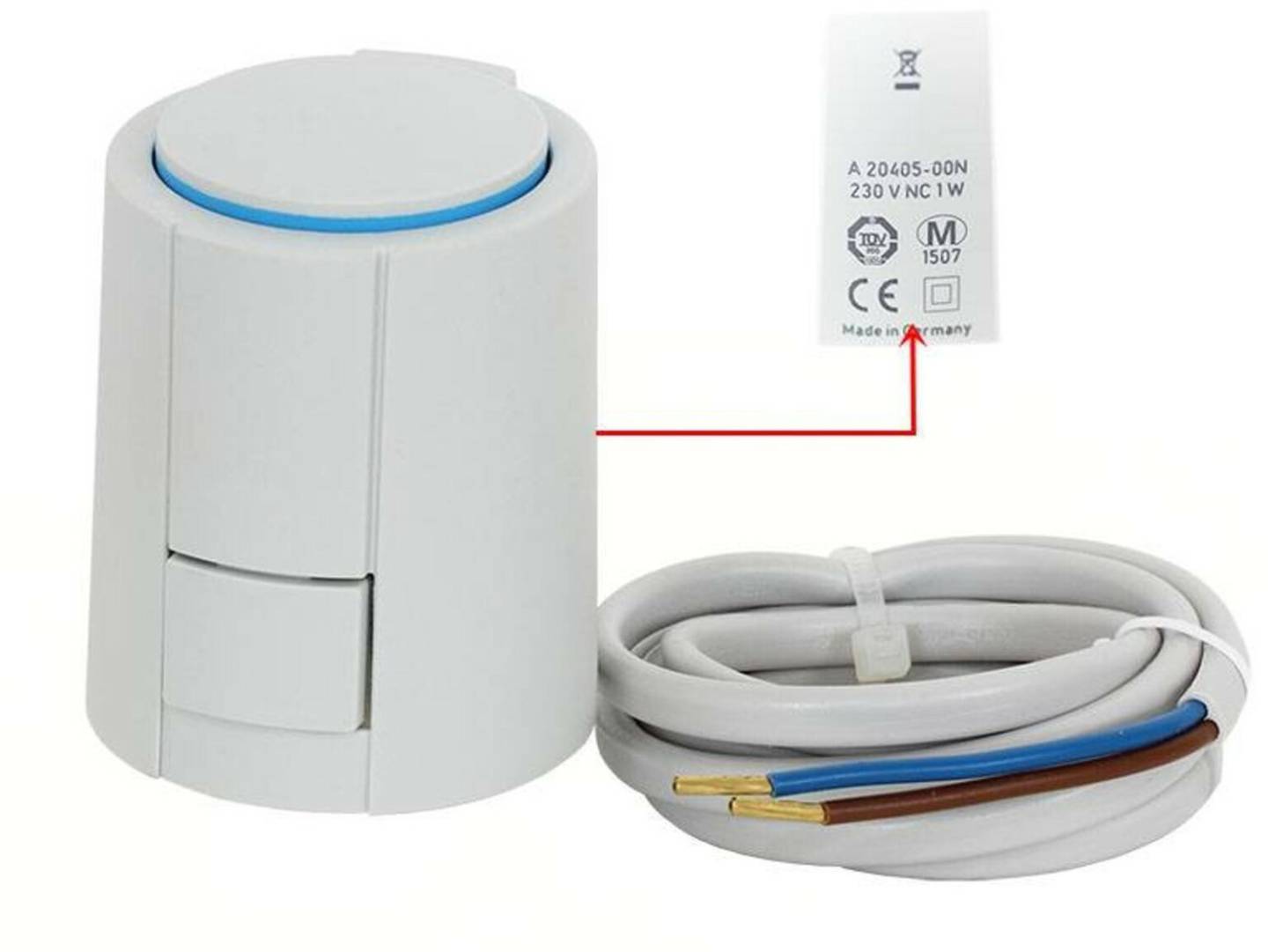 Möhlenhoff Alpha 5 Stellantrieb Fußbodenheizung 230V mit Adapter Heizungen
