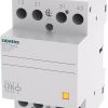 Siemens Insta-Schütz mit 2 Schließern und 2 Öffnern Kontakt für AC 230V 400V 40A Ansteu (5TT58420) Elektrik