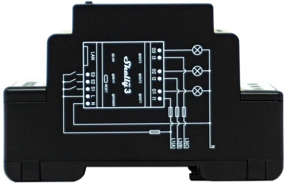 Elektrik Shelly PRO 3