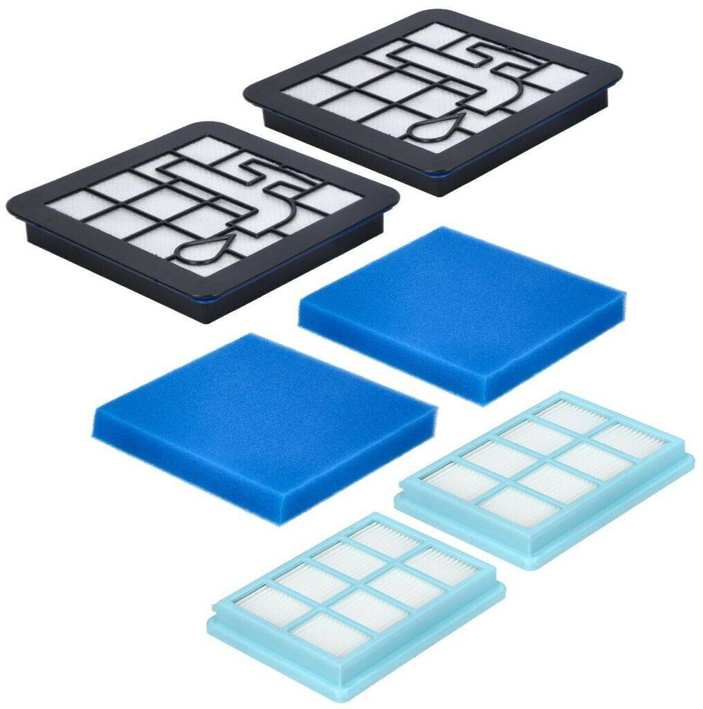 Haushaltsgeräte McFilter 2x Filterset geeignet für Philips FC8010/01, FC8010/02, FC9331/09, FC9332/09, PowerPro Compact