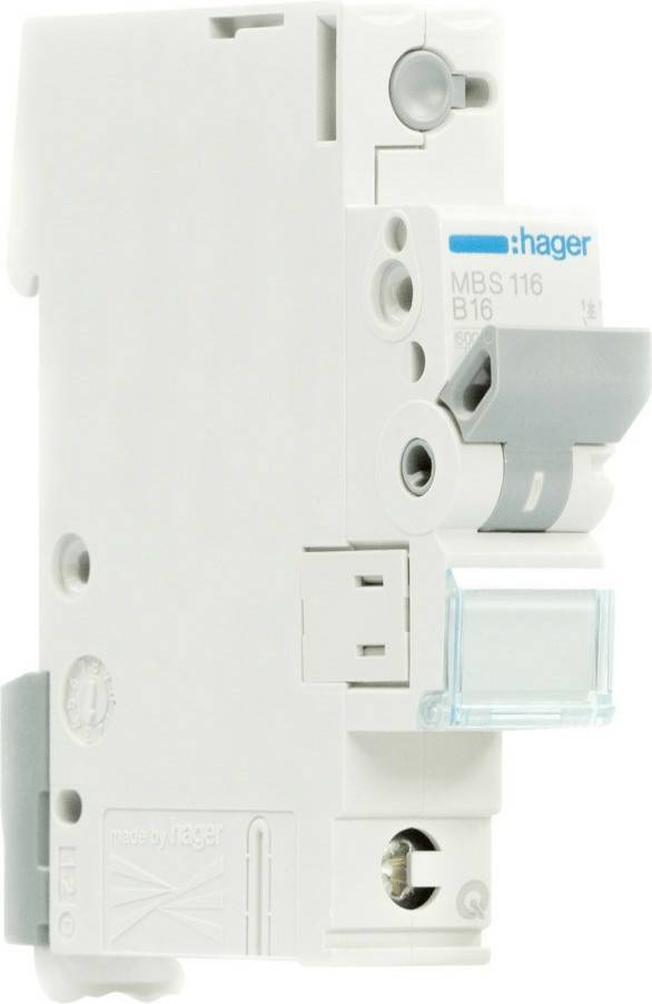 Hager MBS116 Elektrik