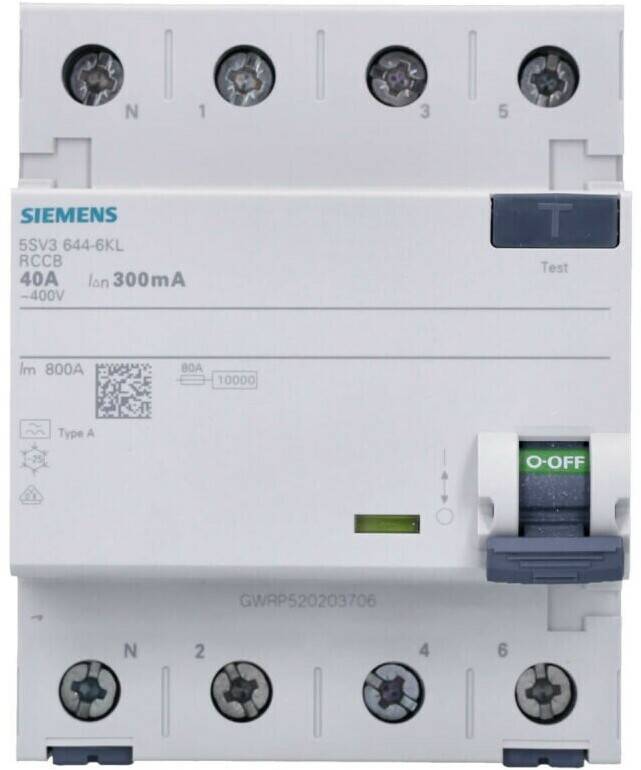 Siemens 5SV3644-6KL Elektrik