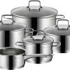 Töpfe & Pfannen WMF Astoria Topfset (5-tlg.) silber